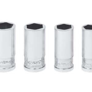 212YFSMSY — 12 pc 3/8" Drive 6-Point Metric Flank Drive® Xtra Semi-Deep Socket Set (8-19 mm)