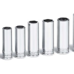 212YSFSMY — 12 pc 3/8" Drive 6-Point Metric Flank Drive® Xtra Deep Socket Set (8-19 mm)