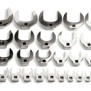 226FC — 26 pc 3/8" Drive SAE Open-End Crowfoot Wrench Set (7/16-2")