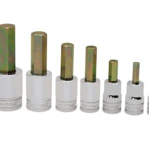 307ESAMY — 7 pc 1/2" Drive Metric Hex Bit Standard Socket Driver Set