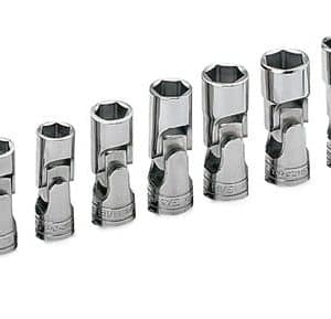 307SUY — 7 pc 1/2" Drive 6-Point SAE Flank Drive® Shallow Universal Socket Set (9/16-15/16")
