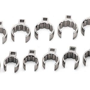 315AN — 15 pc 1/2" Drive 12-Point SAE Flank Drive® Deep Flare Nut Crowfoot Wrench Set (1-1/8-2")