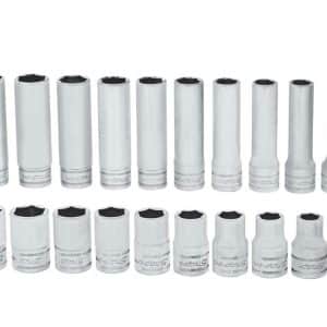320TSWMB — 20 pc 1/2" Drive 6-Point Metric Flank Drive® Shallow/Deep Socket Set (10-20 mm)