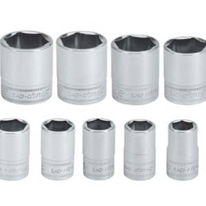 323TWM — 23 pc 1/2" Drive 6-Point Metric Flank Drive® Shallow Socket Set (10-32 mm)