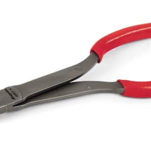 408CF — 9" Talon Grip™ Stork Bent Needle Nose Pliers (Red)