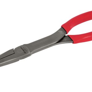 411CF — 11" Talon Grip™ Long-Neck 35° Bent Needle Nose Pliers (Red)