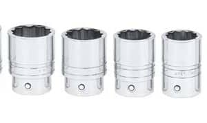 411LDH — 11 pc 3/4" Drive 12-Point SAE Flank Drive® Shallow Socket Set (3/4, 7/8, 15/16, 1-1-1/8, 1-1/4-1-1/2")