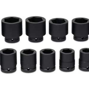417IM — 17 pc 3/4" Drive 6-Point SAE Flank Drive® Shallow Impact Socket Set (3/4–1-3/4")