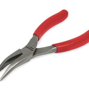 495CF — 6" Talon Grip™ 35° Bent Needle Nose Pliers (Red)