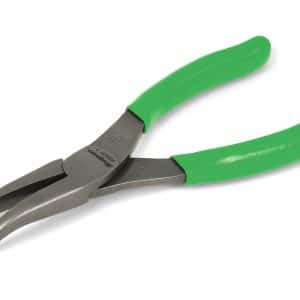 496CFG — 7" Talon Grip™ 35° Bent Needle Nose Pliers (Green)