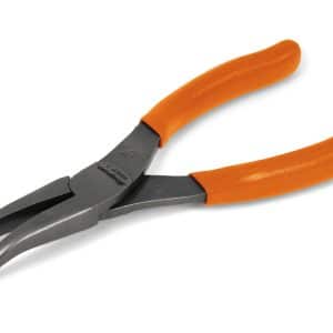 496CFO — 7" Talon Grip™ 35° Bent Needle Nose Pliers (Orange)