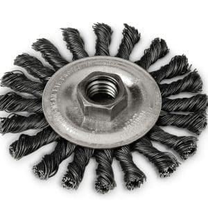 AC420A — Knotted Wire Wheel Brush (Blue-Point®)