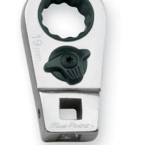BFCRM19A — 3/8" Drive 12-Point Metric 19 mm Ratcheting Crowfoot Wrench (Blue-Point®)