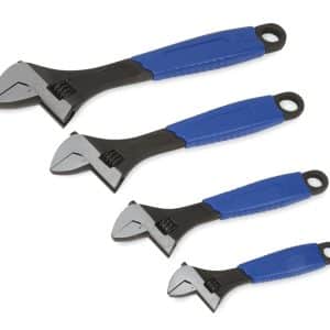 BLPADJ404SG — 4 pc Soft Grip Adjustable Wrench Set (6-12") (Blue-Point®)