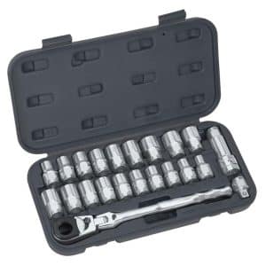 BLPPTSS3822 — 22 pc 3/8" Drive Pass-Thru® Socket Set (Blue-Point®)