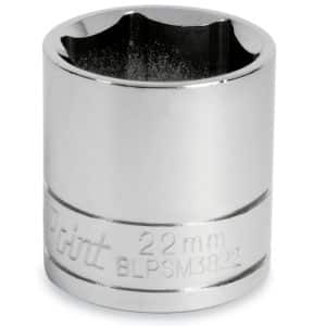 BLPSM3819 — 3/8" Drive 6-Point Metric 19 mm Shallow Socket (Blue-Point®)