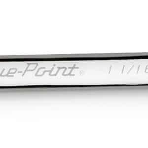 BOERF22A — 11/16" 12-Point SAE 15° Offset Flex-Head Ratcheting Box/Open-End Wrench (Blue-Point®)