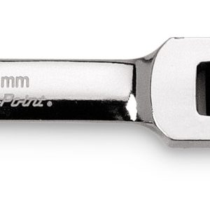 BOERMSF9 — 9 mm 12-Point Metric Midget 15° Offset Box Flex-Head Ratcheting Combination Wrench (Blue-Point®)