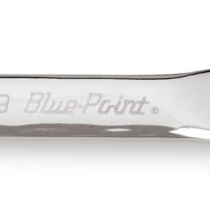 BOERS12 — 3/8" 12-Point SAE 15° Offset Short Ratcheting Box/Open-End Wrench (Blue-Point®)
