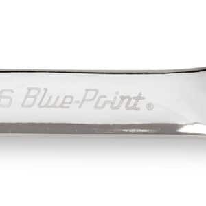 BOERS14 — 7/16" 12-Point SAE 15° Offset Short Ratcheting Box/Open-End Wrench (Blue-Point®)