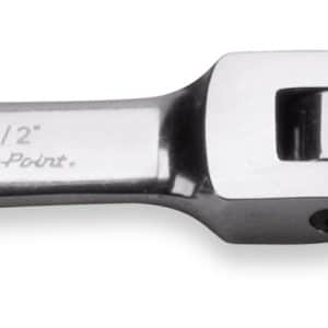 BOERSF16 — 1/2" 12-Point SAE Midget 15° Offset Box Flex-Head Ratcheting Combination Wrench (Blue-Point®)