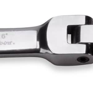BOERSF18 — 9/16" 12-Point SAE Midget 15° Offset Box Flex-Head Ratcheting Combination Wrench (Blue-Point®)