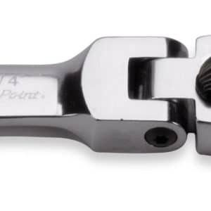 BOERSF24 — 3/4" 12-Point SAE Midget 15° Offset Box Flex-Head Ratcheting Combination Wrench (Blue-Point®)