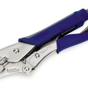 BSGLP10 — 10" Soft Grip Curved Jaw Locking Pliers (Blue-Point®)