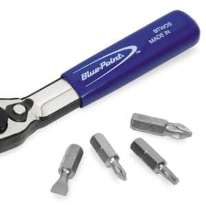 BTWOSK — 5 pc Bit Miniature Ratcheting Handle Set (Blue-Point®)