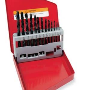 DB113C — 13 pc High-Speed Jobber Length 118° Point Drill Bit Set (1/16-1/4")