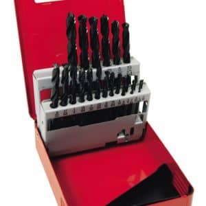 DB121C — 21 pc High-Speed Jobber Length 118° Point Drill Bit Set (1/16-3/8")