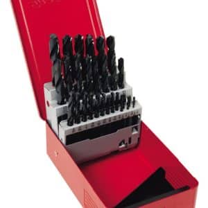 DB129C — 29 pc High-Speed Jobber Length 118° Point Drill Bit Set (1/16-1/2")