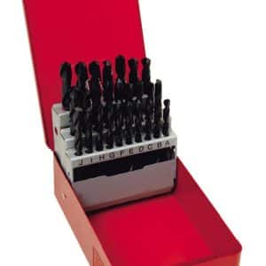 DBA126B — 26 pc High-Speed Jobber Length Letter Size 118° Point Drill Bit Set (.234-.413") (A-Z)