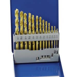 DBBPT13 — 13 pc HSS Titanium-Coated Drill Bit Set (1/16-1/4") (Blue-Point®)