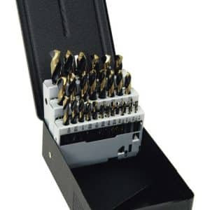 DBTR129 — 29 pc High-Speed Mechanic’s Length 135° Point with Three-Flat Shank Drill Bit Set