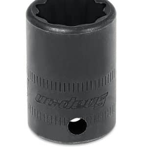 DPTM10 — 1/4" Drive 10-Point Metric 10 mm Shallow Impact Socket