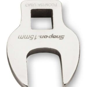 FCOM15A — 3/8" Drive Metric 15 mm Open-End Crowfoot Wrench