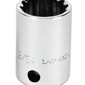 FES200B — 3/8" Drive SAE #20, 5/8" Hex, Shallow Spline Socket