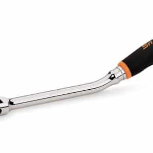 FHBF80AO — 3/8" Drive Dual 80® Technology Soft Grip Standard Handle Bent Flex-Head Ratchet (Orange)