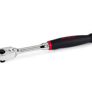 FHR80 — 3/8" Drive Dual 80® Technology Soft Grip Standard Handle Quick-Release Ratchet (Red)