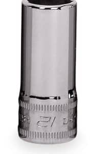 FSMS12 — 3/8" Drive 6-Point Metric 12 mm Flank Drive® Semi-Deep Socket