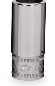 FSMS13 — 3/8" Drive 6-Point Metric 13 mm Flank Drive® Semi-Deep Socket