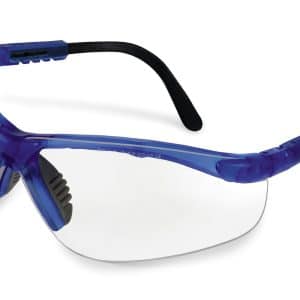 GLASS20BLA — Safety Glasses (Blue Frame/Clear Lenses)