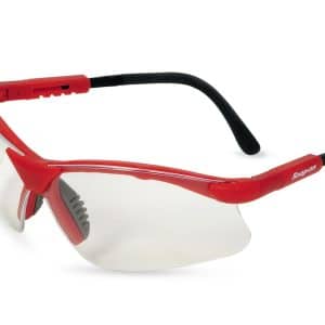 GLASS30R — Safety Glasses (Red Frame/Clear Lens)