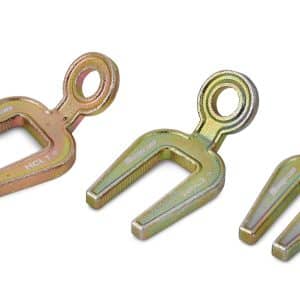 HCL103 — 3 pc Spring Hose Clamp Lock Set (Gold)