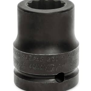 IMMD202B — 3/4" Drive 12-Point Metric 20 mm Flank Drive® Shallow Impact Socket