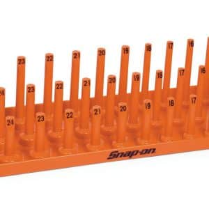 KA123METOR — 1/2" Metric 3-Row Post-Style Socket Tray (Orange)