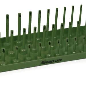 KA143METCG — 1/4" Metric 3-Row Post-Style Socket Tray (Combat Green)
