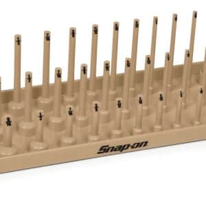 KA143METCT — 1/4" Metric 3-Row Post-Style Socket Tray (Combat Tan)