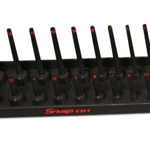 KA14METBK — 1/4" Metric Post Socket Tray (Gloss Black)